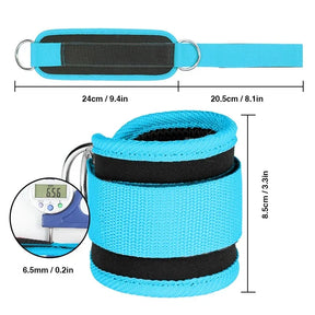 Kit Bandas de Resistencia con Tobilleras – Ejercicios de Glúteos y Piernas