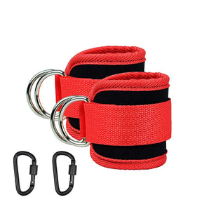 Kit Bandas de Resistencia con Tobilleras – Ejercicios de Glúteos y Piernas