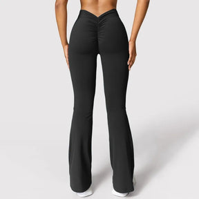 High-Waist Scrunch Butt Flare Yoga Pants