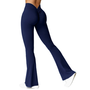 High-Waist Scrunch Butt Flare Yoga Pants