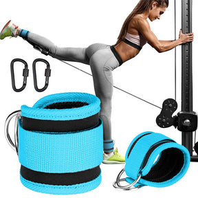 Kit Bandas de Resistencia con Tobilleras – Ejercicios de Glúteos y Piernas