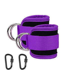 Kit Bandas de Resistencia con Tobilleras – Ejercicios de Glúteos y Piernas