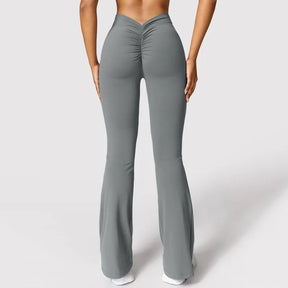 High-Waist Scrunch Butt Flare Yoga Pants